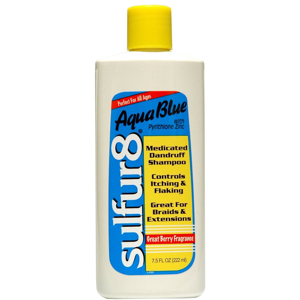 Sulfur8 Aqua Blue Medicated Dandruff Shampoo/7.5oz