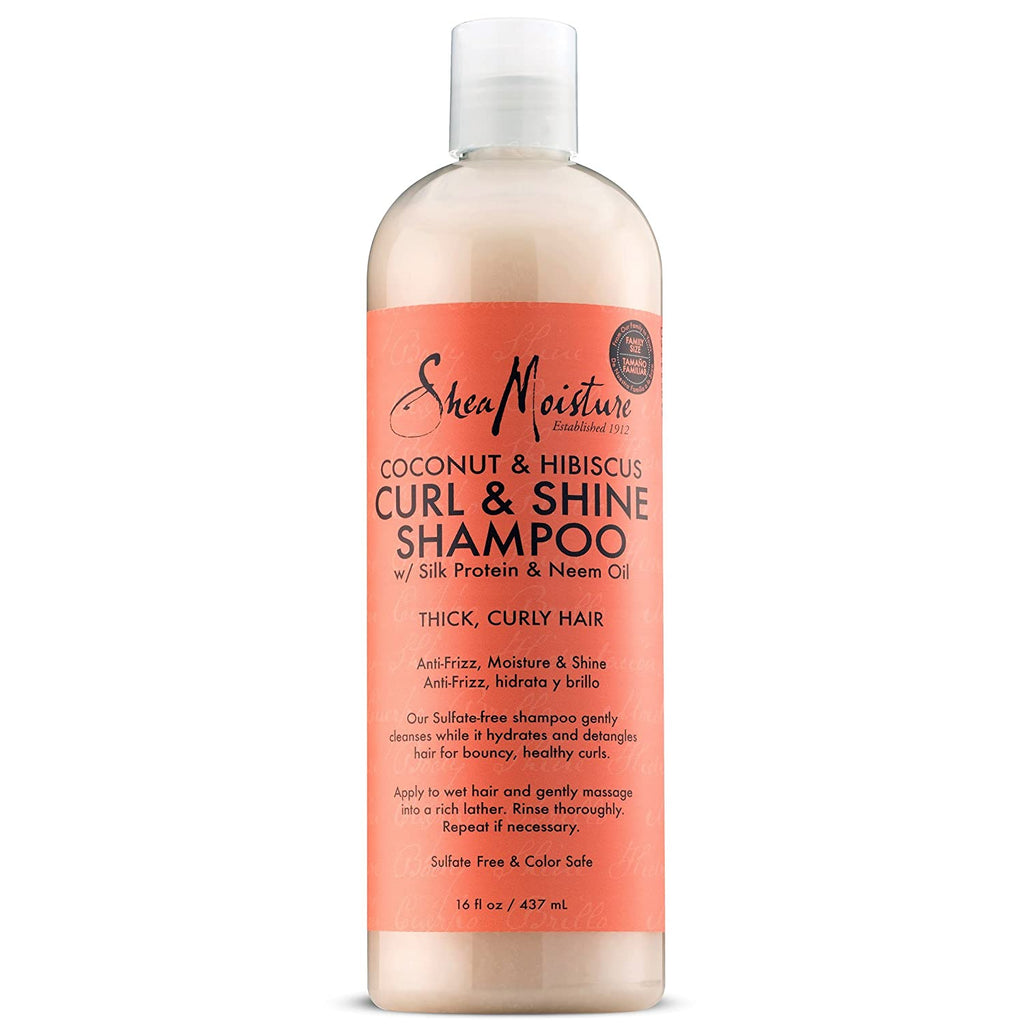 Shea Moisture Coconut and Hibiscus Curl Shine Shampoo/12oz