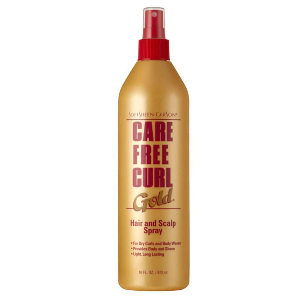 Softsheen Carson Care Free Curl - Gold Hair & Scalp Spray / 16 oz.