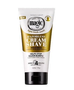 SoftSheen-Carson | Magic Razorless Cream Shave Smooth For Bald Head Maintenance / 6 oz.