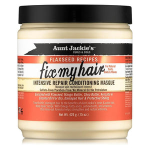 Aunt Jackie’s - Flaxseed Recipes Fix My Hair Intensive Repair Conditioning Masque /15oz