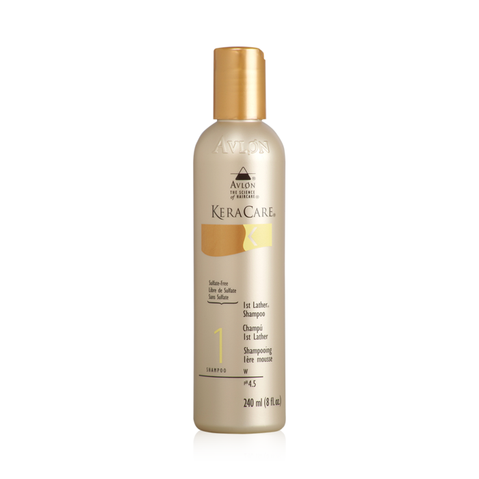 KeraCare - 1st Lather Shampoo (Sulfate-free) / 8 oz.